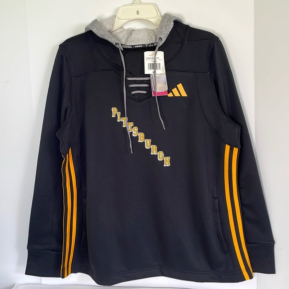 Adidas Other - Adidas  XL Pittsburgh Penguins Refresh Skate Lace Pullover Hoodie NWT Hockey